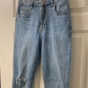 Cotton On Light Blue Straight Leg Jeans